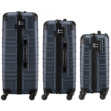 Набір валіз на колесах Wenger Amplar 3 в 1 (S,M,L) (653150) blue