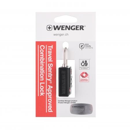 Замок для дорожніх сумок Wenger TSA Combination Lock (604563) black