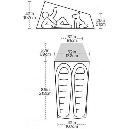 Намет Big Agnes Fly Creek HV UL2 (THVFLY221) gray/greige