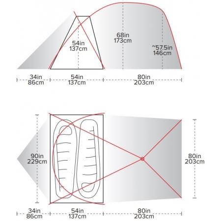Намет Big Agnes Wyoming Trail 2 (TWT222) olive