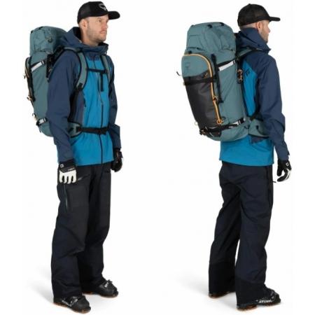 Рюкзак чоловічий Osprey Soelden 45L (10006905) cascade blue/raven black