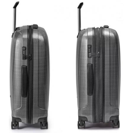 Чемодан на колесах Roncato We Are Glam Deluxe 120+7L (59610162) nero/platino