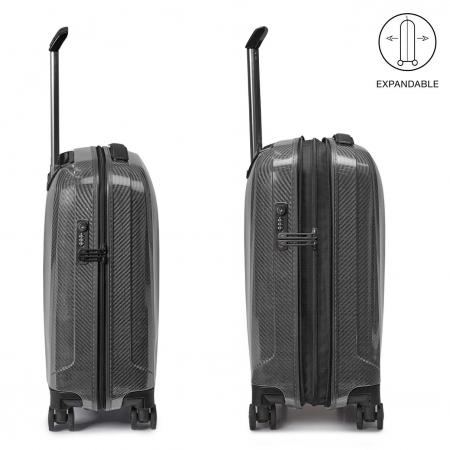 Валіза на колесах Roncato We Are Glam Deluxe 40+9L (59630162) nero/platino