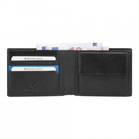 Кошелек с RFID защитой Roncato Trial (41114501) black