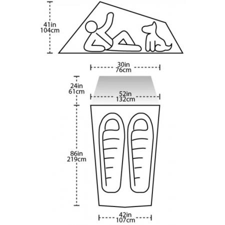Намет Big Agnes C Bar 2 (TCB225) vetiver