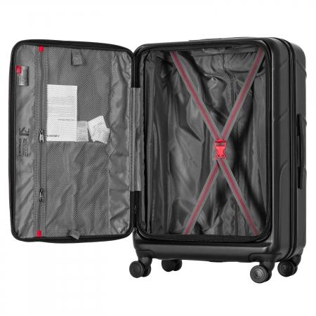 Валіза на колесах Wenger Amplix 78+12L (653326) black