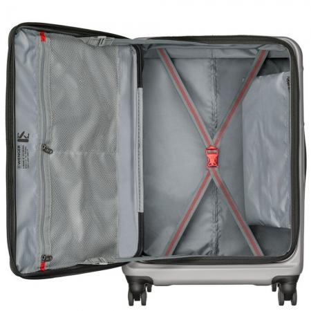 Чемодан на колесах Wenger Amplix 78+12L (653327) silver