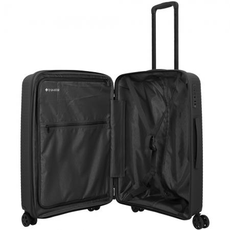 Валіза на колесах Travelite Air Stripe 75+11L (7000348-01) black