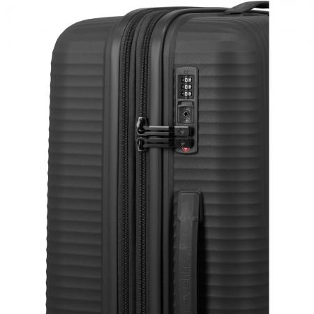 Валіза на колесах Travelite Air Stripe 75+11L (7000348-01) black