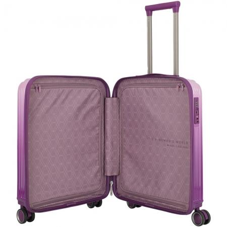 Валіза на колесах Travelite Lascana 37L (077447-17) edition purple degrade