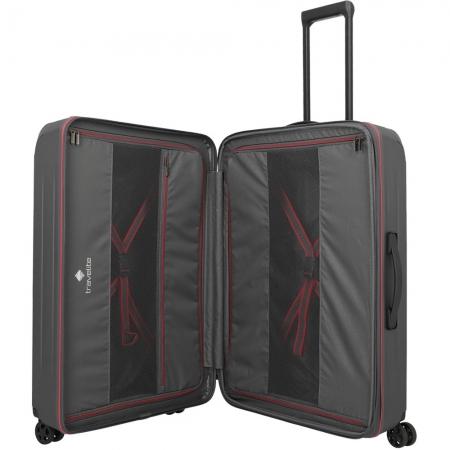 Валіза на колесах Travelite Dynamiic 101+14L (7000149-04) anthracite