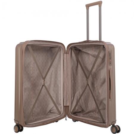 Чемодан на колесах Travelite Paros 63+6L (076748-60) cappuccino