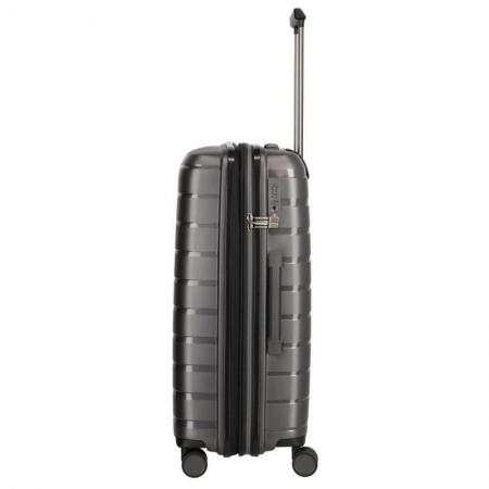 Валіза на колесах Travelite Air Base 71+11L (075348-04) anthracite