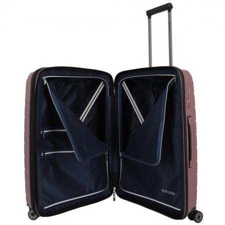 Валіза на колесах Travelite Air Base 71+11L (075348-17) lilac