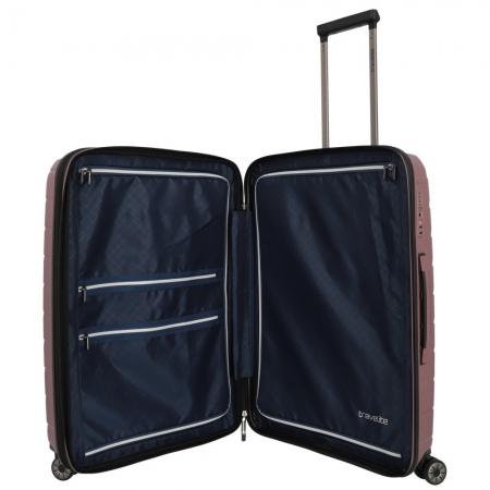 Валіза на колесах Travelite Air Base 71+11L (075348-17) lilac