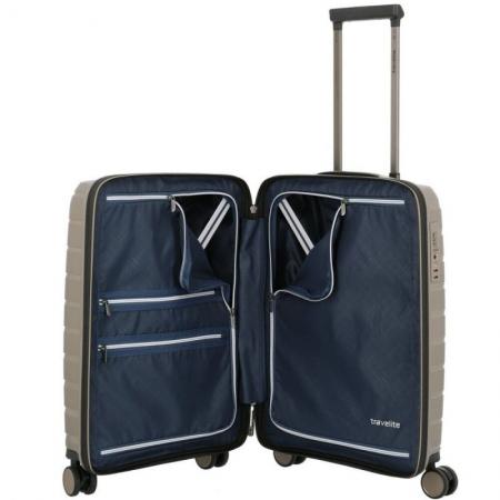 Валіза на колесах Travelite Air Base 37L (075347-40) champagne