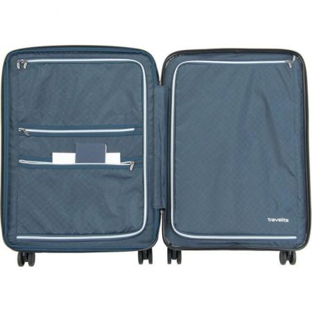 Чемодан на колесах Travelite Air Base 71+11L (075348-40) champagne