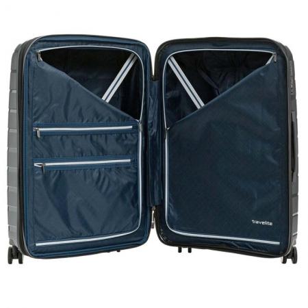 Чемодан на колесах Travelite Air Base 71+11L (075348-40) champagne