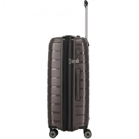 Чемодан на колесах Travelite Air Base 71+11L (075348-60) coffee