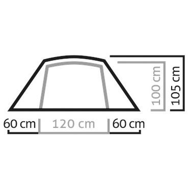 Намет Salewa Denali II (00-0000005627) cactus/grey