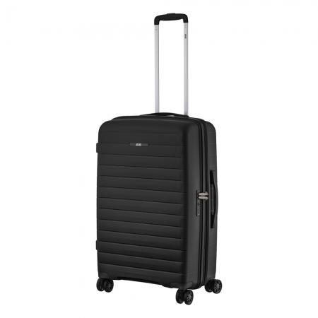 Валіза на колесах 2E Aero 63+15л (2E-SPP-AERO-M-BK) black