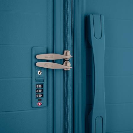 Валіза на колесах 2E Aero 63+15л (2E-SPP-AERO-M-TB) blue