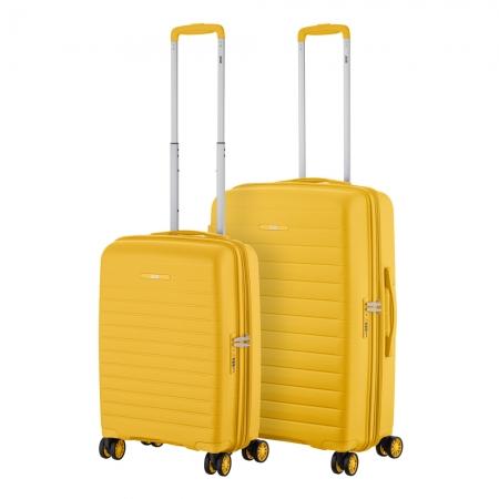 Набір валіз на колесах 2E Aero 2 в 1 (S,M) (2E-SPP-AERO-SET2-AY) amber yellow
