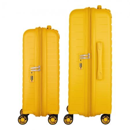 Набір валіз на колесах 2E Aero 2 в 1 (S,M) (2E-SPP-AERO-SET2-AY) amber yellow