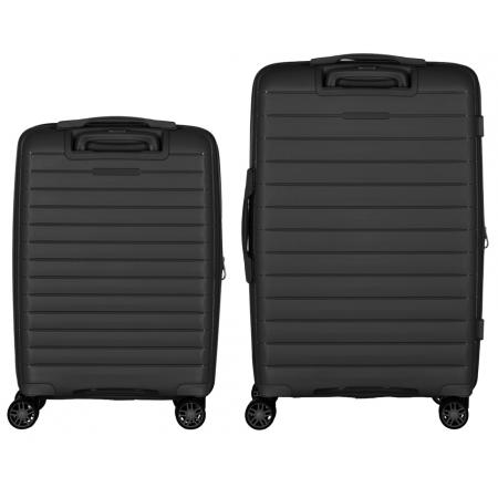 Набір валіз на колесах 2E Aero 2 в 1 (S,M) (2E-SPP-AERO-SET2-BK) black