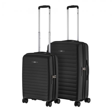Набір валіз на колесах 2E Aero 2 в 1 (S,M) (2E-SPP-AERO-SET2-BK) black