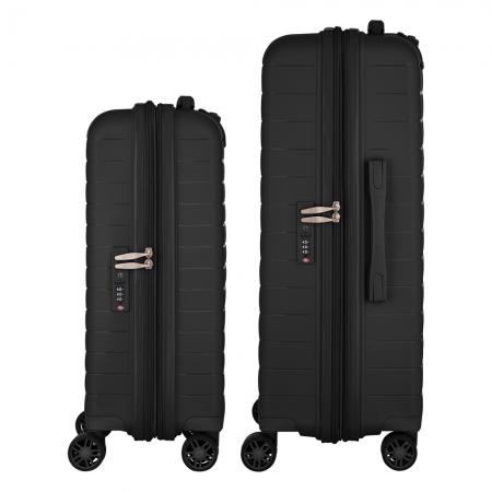 Набір валіз на колесах 2E Aero 2 в 1 (S,M) (2E-SPP-AERO-SET2-BK) black
