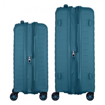 Набір валіз на колесах 2E Aero 2 в 1 (S,M) (2E-SPP-AERO-SET2-TB) blue