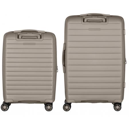 Набір валіз на колесах 2E Aero 2 в 1 (S,M) (2E-SPP-AERO-SET2-TP) gray-brown