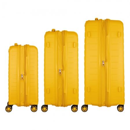 Набір валіз на колесах 2E Aero 3 в 1 (S,M,L) (2E-SPP-AERO-SET3-AY) amber yellow