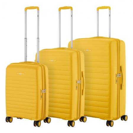 Набір валіз на колесах 2E Aero 3 в 1 (S,M,L) (2E-SPP-AERO-SET3-AY) amber yellow