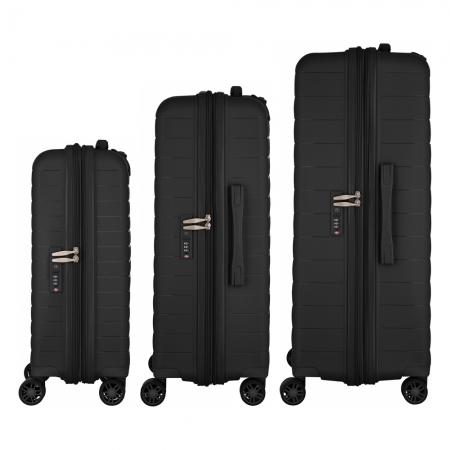 Набір валіз на колесах 2E Aero 3 в 1 (S,M,L) (2E-SPP-AERO-SET3-BK) black