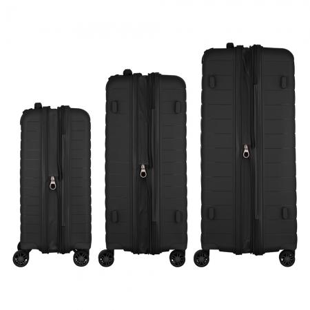 Набір валіз на колесах 2E Aero 3 в 1 (S,M,L) (2E-SPP-AERO-SET3-BK) black