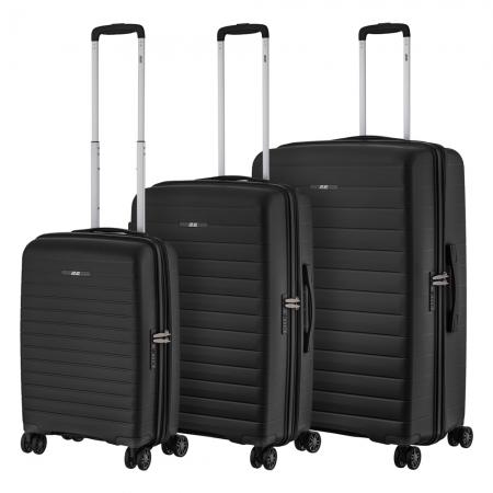 Набір валіз на колесах 2E Aero 3 в 1 (S,M,L) (2E-SPP-AERO-SET3-BK) black