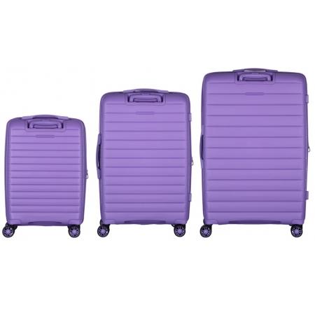 Набір валіз на колесах 2E Aero 3 в 1 (S,M,L) (2E-SPP-AERO-SET3-LV) lavender