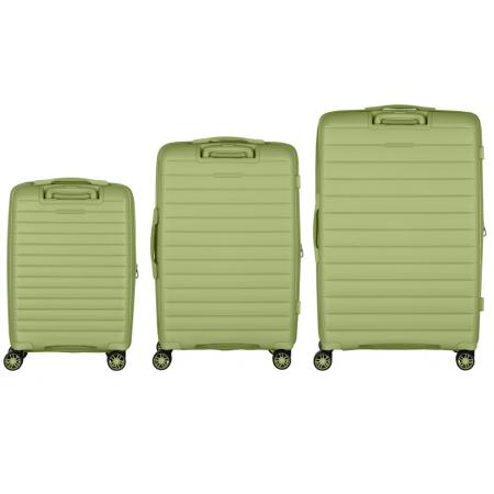 Набір валіз на колесах 2E Aero 3 в 1 (S,M,L) (2E-SPP-AERO-SET3-MG) olive-green