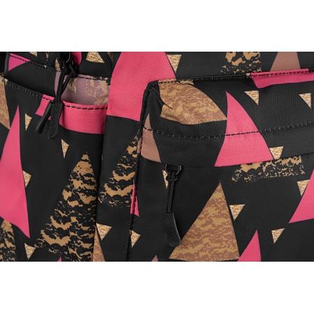 Рюкзак 2E TeensPack Triangles 15L (2E-BPT6114BK) black