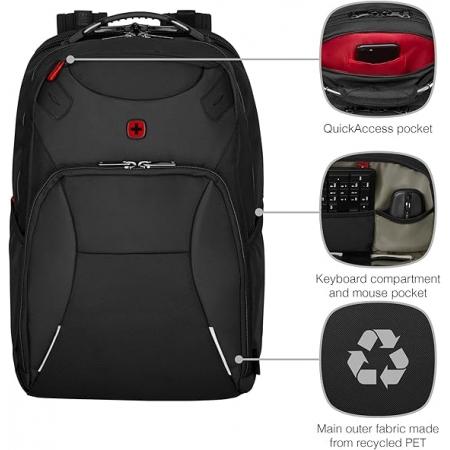 Рюкзак Wenger Cosmic 17" 30L (653187) black