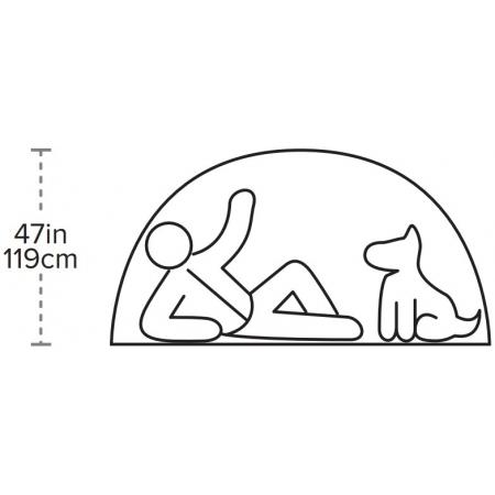 Намет Big Agnes Salt Creek 3 (TSC326) gray violet/warm olive
