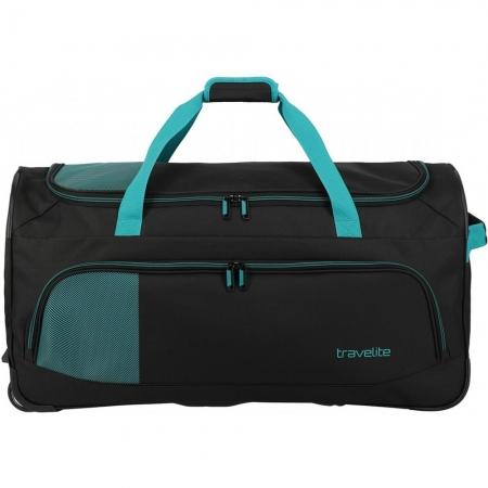 Сумка дорожня на колесах Travelite Basics 89L (9000277-02) black-petrol