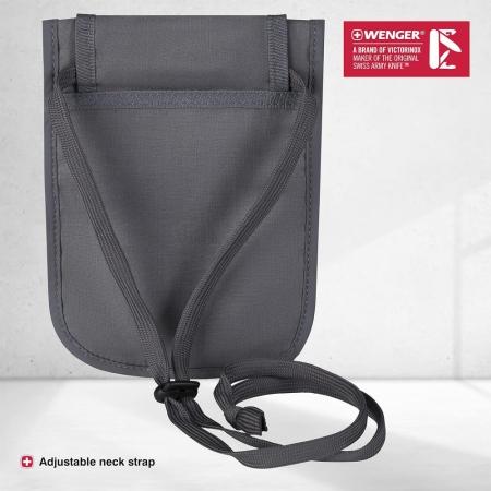Сумочка для документів із RFID захистом Wenger Travel Accessories (611878) grey