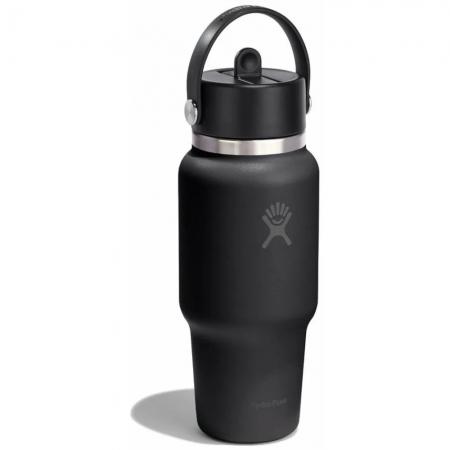 Термопляшка Hydro Flask Wide Flex Straw Travel Bottle 0.7L (W24FS001) black