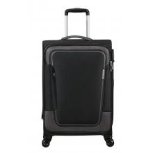 Валіза на колесах American Tourister Pulsonic 64+10L (MD6*09002) asphalt black