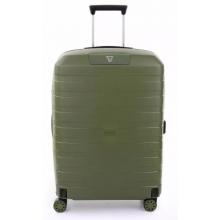 Валіза на колесах Roncato Box 4.0 80+10L (55620157) verde militare