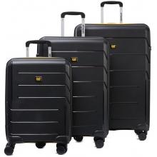 Набір валіз на колесах CAT Venture Set 3 в 1 (S,M,L) (84922-01) black