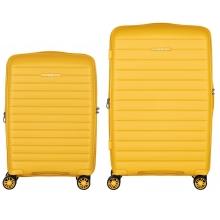 Набір валіз на колесах 2E Aero 2 в 1 (S,M) (2E-SPP-AERO-SET2-AY) amber yellow